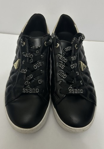Guess black trainers sneakers - guess,