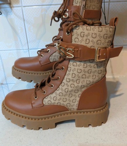 Guess lace boots - lace, up