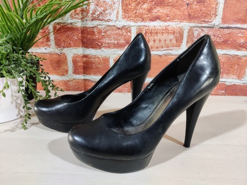 Guess black court shoes - guess,