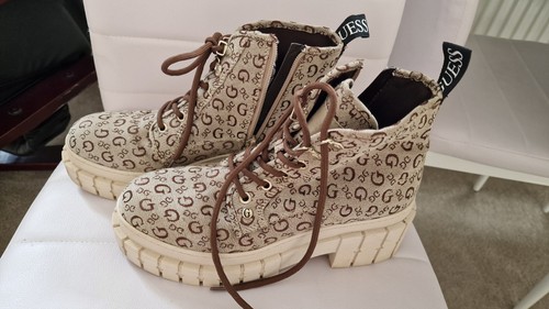 Guess fabric unckle boots - fabric,