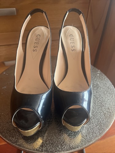 Guess high heel - toe, black