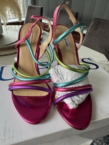 Guess metallic rainbow shoes - metallic,