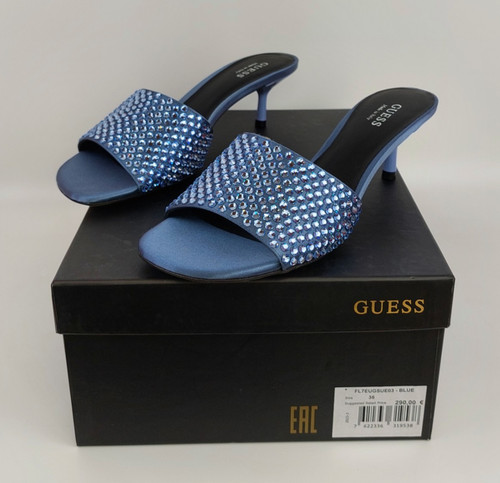 Guess crystal embellished mule - guess,