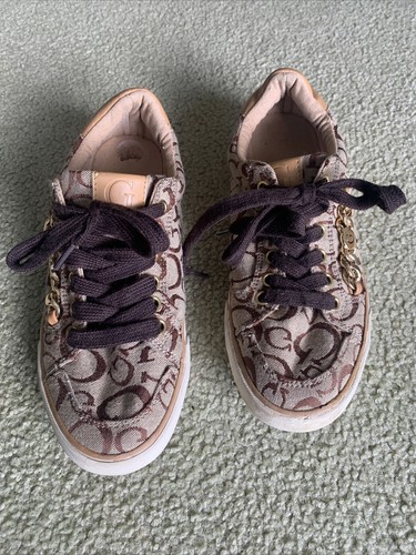 Guess canvas brown - canvas,