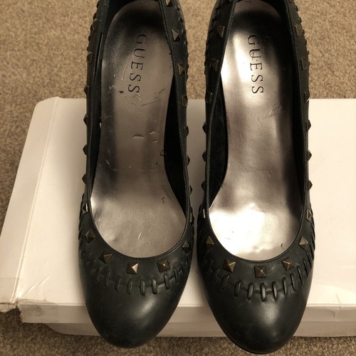 Guess brown leather - leather, shoes