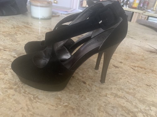 Guess black suede - guess, cross