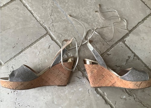 Guess size gold wedge - guess,