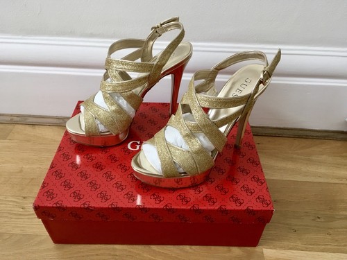 Guess gold women platform - guess,