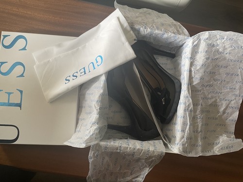 Guess black platform shoes - guess,